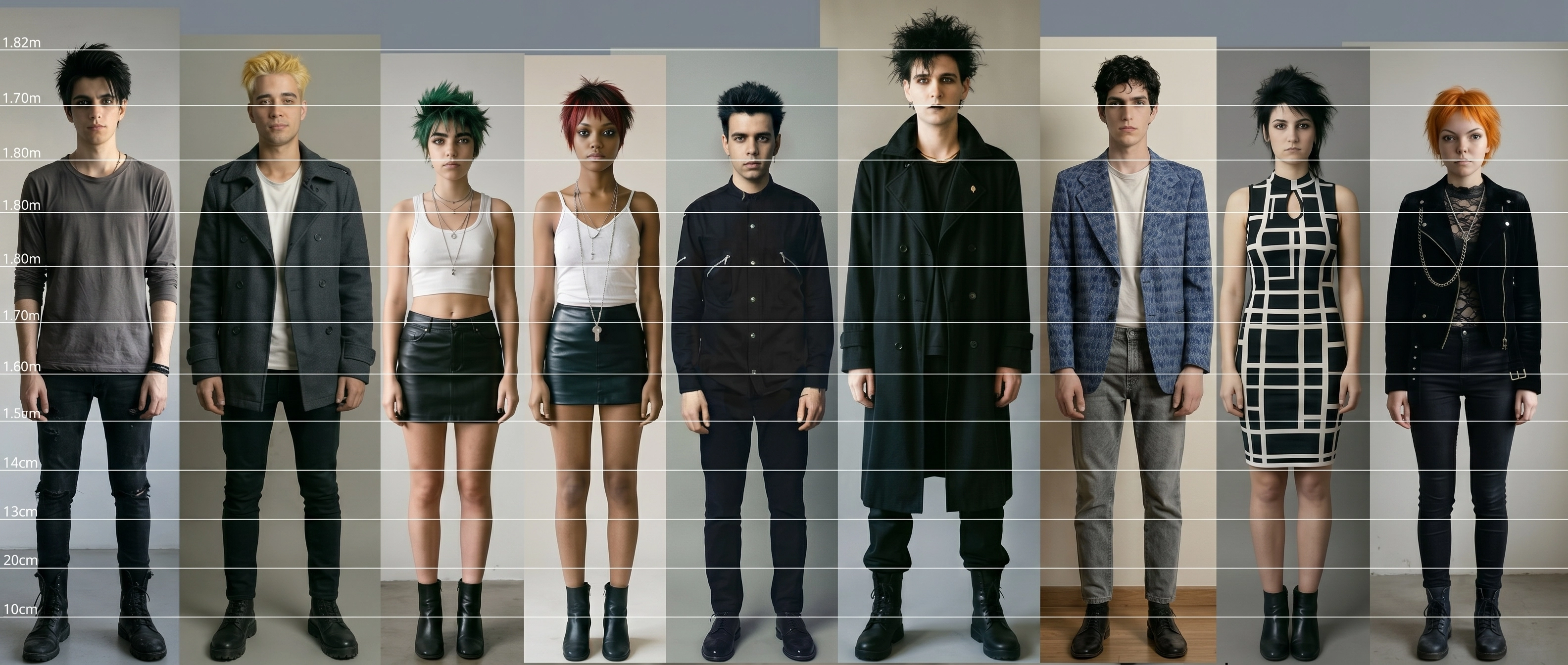 Actors Height Scale